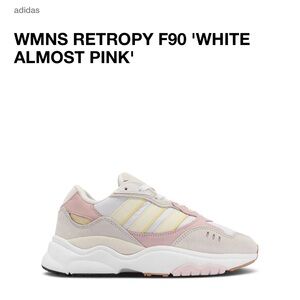 Adidas Retropy F90 White / Off White / Pink HP8045 Women's Size 9 Medium
